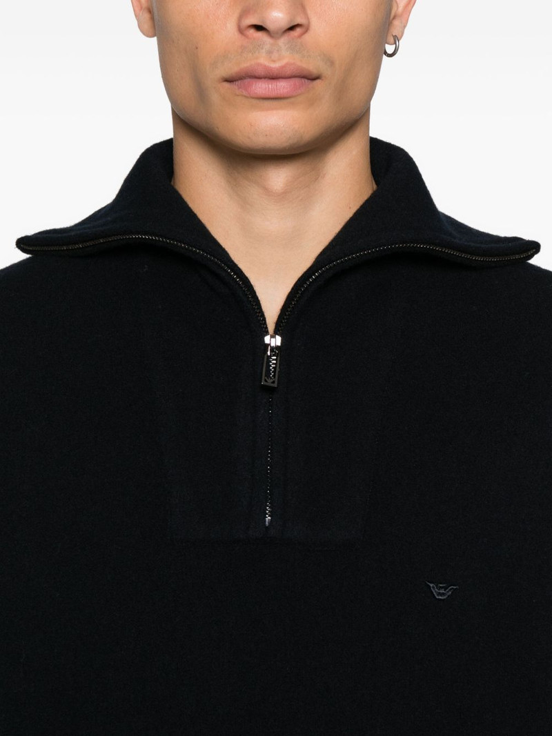 half-zip wool sweater 5