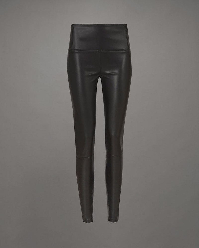 CORA HIGH-RISE SKINNY FIT FAUX LEGGINGS 1