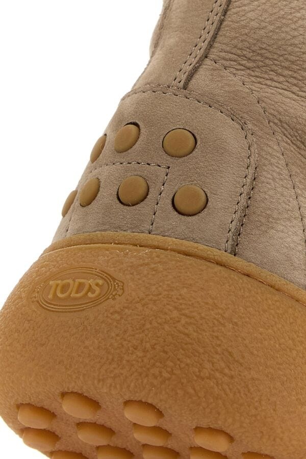 ショートブーツ・ブーティ Tod'S Dove Grey Leather Ankle Boots Tod's Dove grey leather ankle boots | gebnegozionline