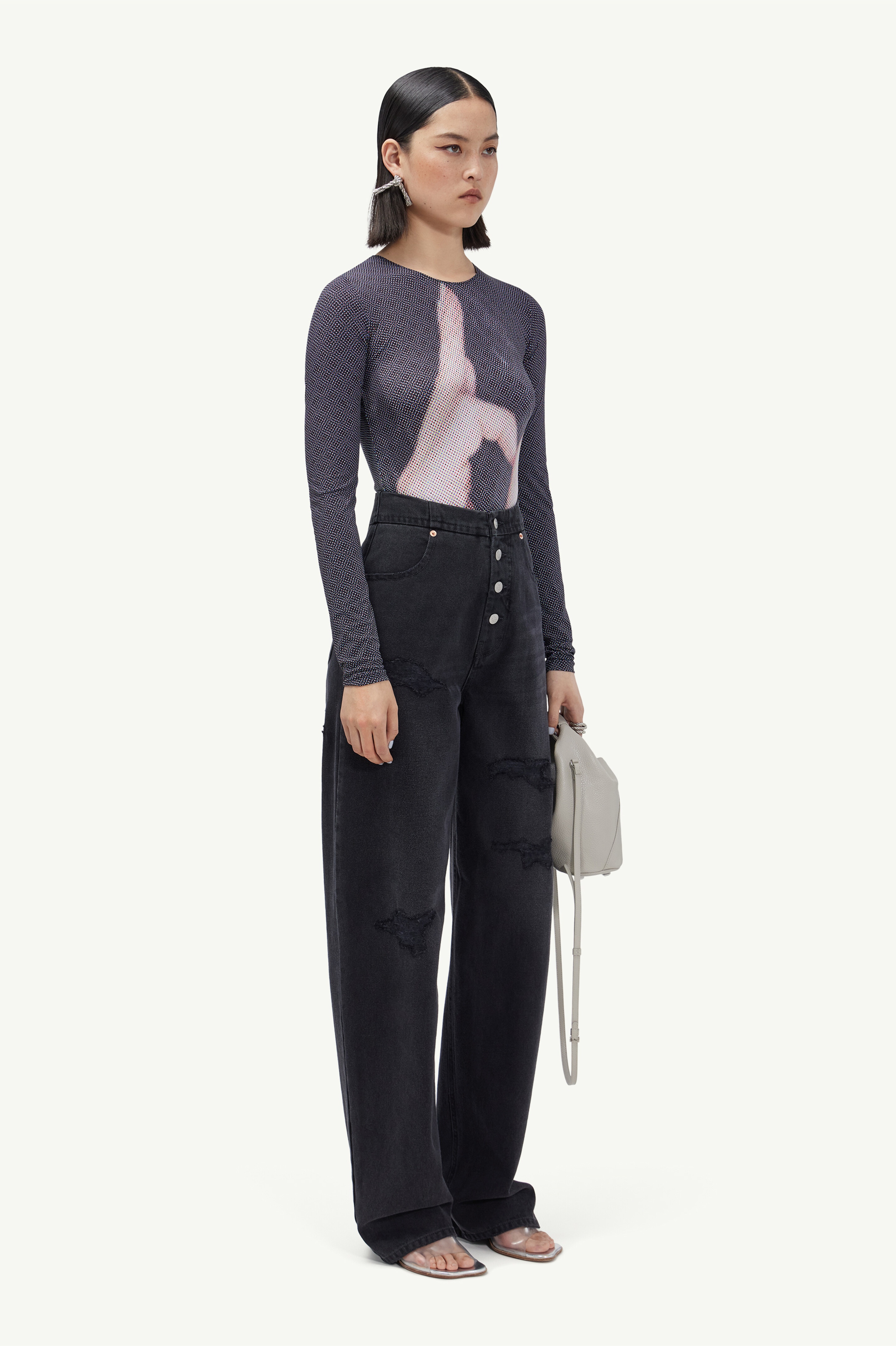 High-waist jeans - 3