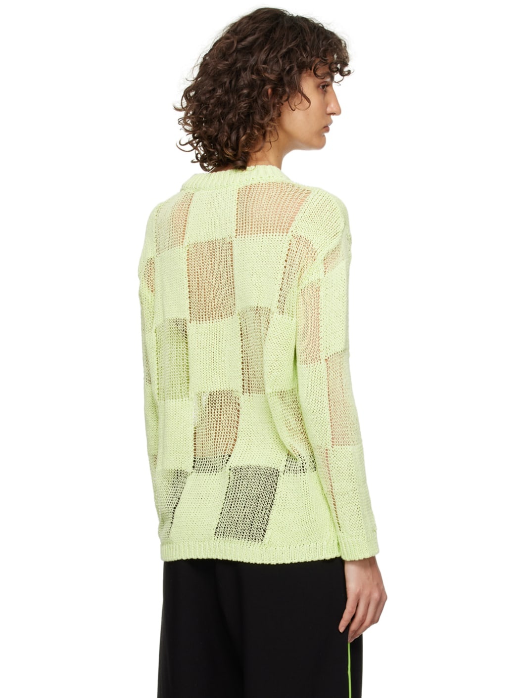 Green Check Sweater - 3