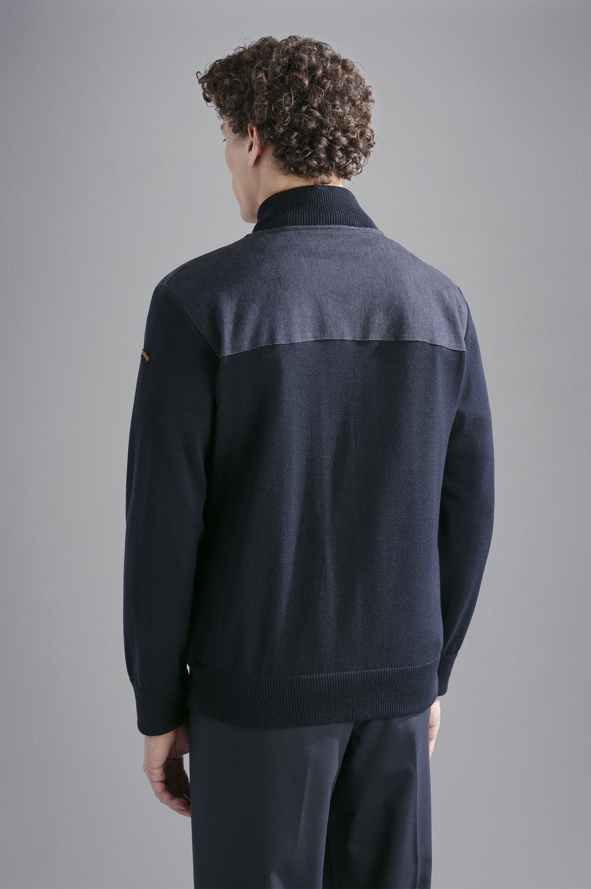 HYBRID SWEATER WOOL AND DENIM - 3
