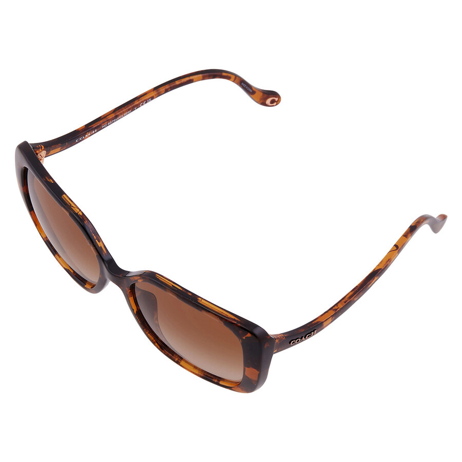 Coach Brown Gradient Square Ladies Sunglasses HC8376U 512013 56 - 3