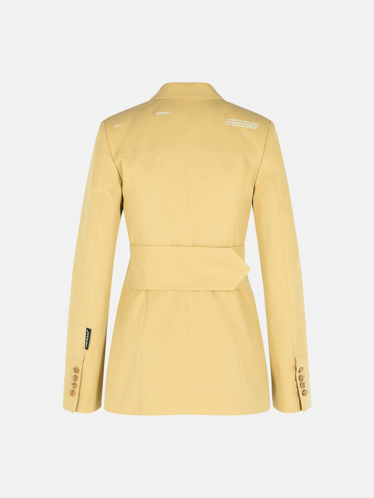 'TOYBOX' BEIGE COTTON JACKET - 3