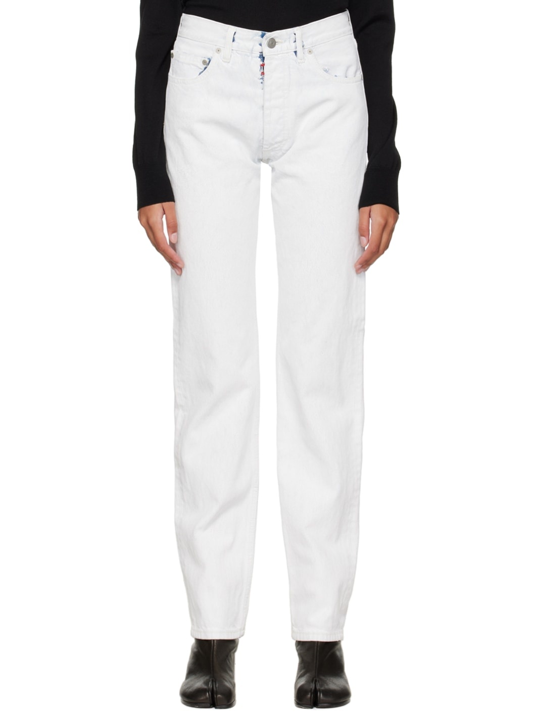 White Bianchetto Jeans - 1