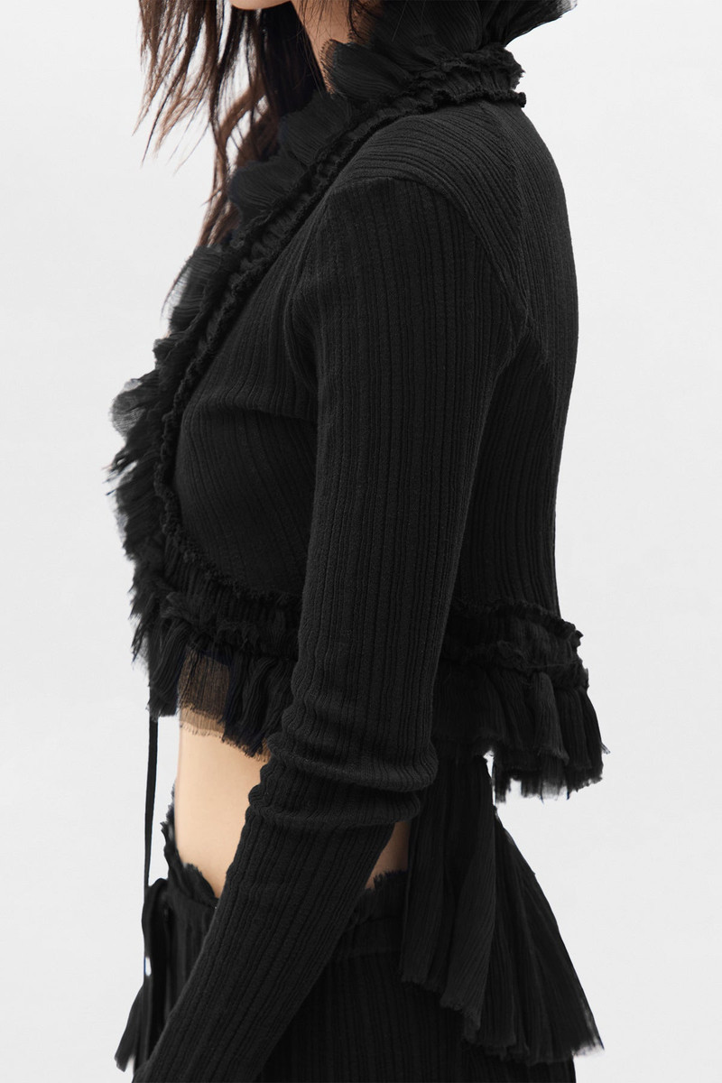 Jedi Long Sleeve Open Front Top 7