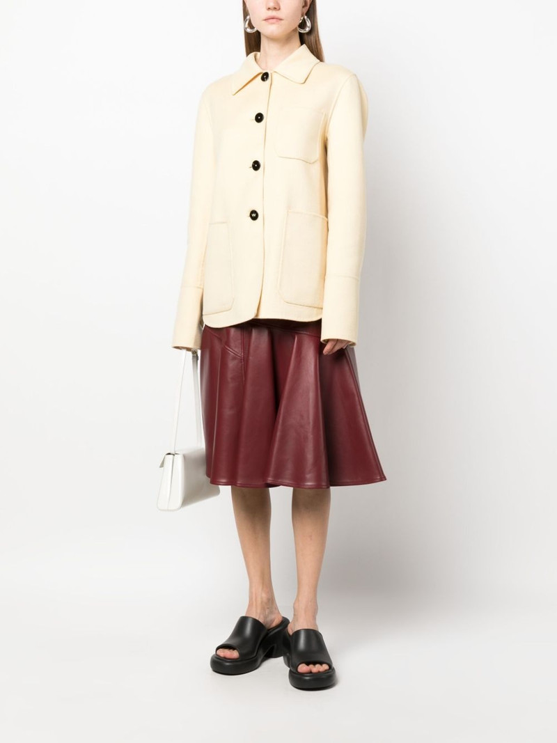Jil Sander buttoned-up cashmere shirt jacket outlook