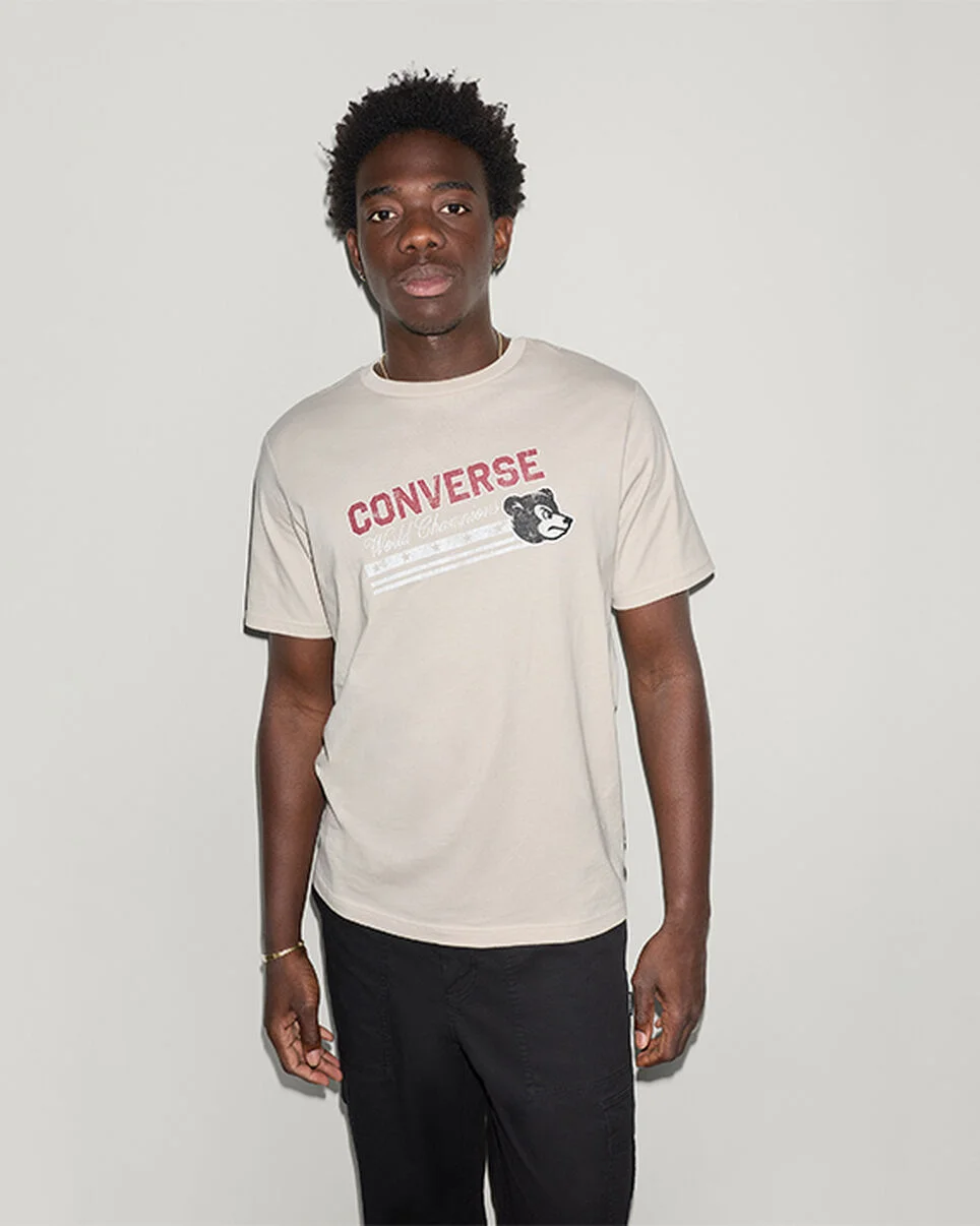 Fighting Bear Short Sleeve T-Shirt - 1