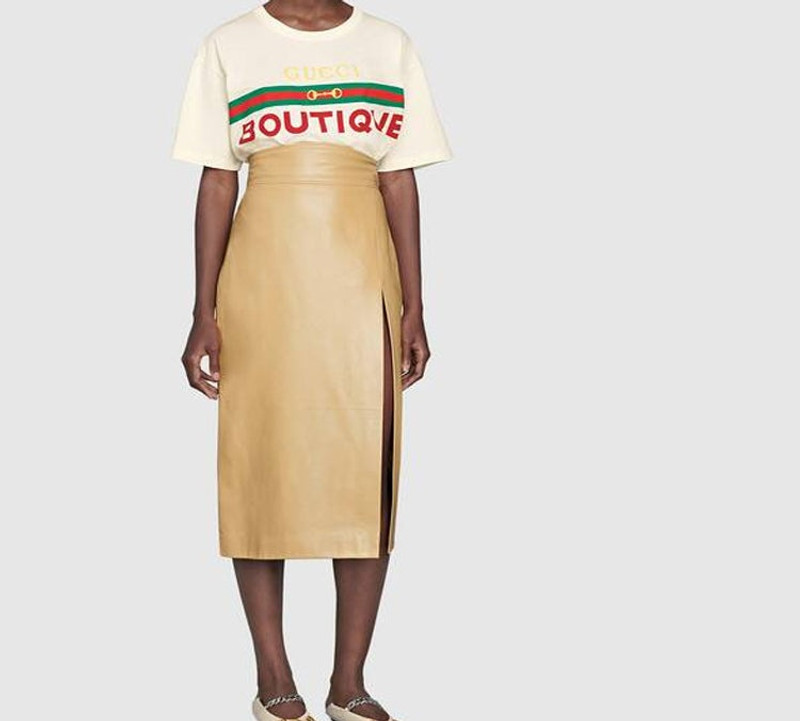 GUCCI (WMNS) Gucci Boutique Ribbon Horse Buckle Printed For Beige 615044-XJCKY-7136 outlook