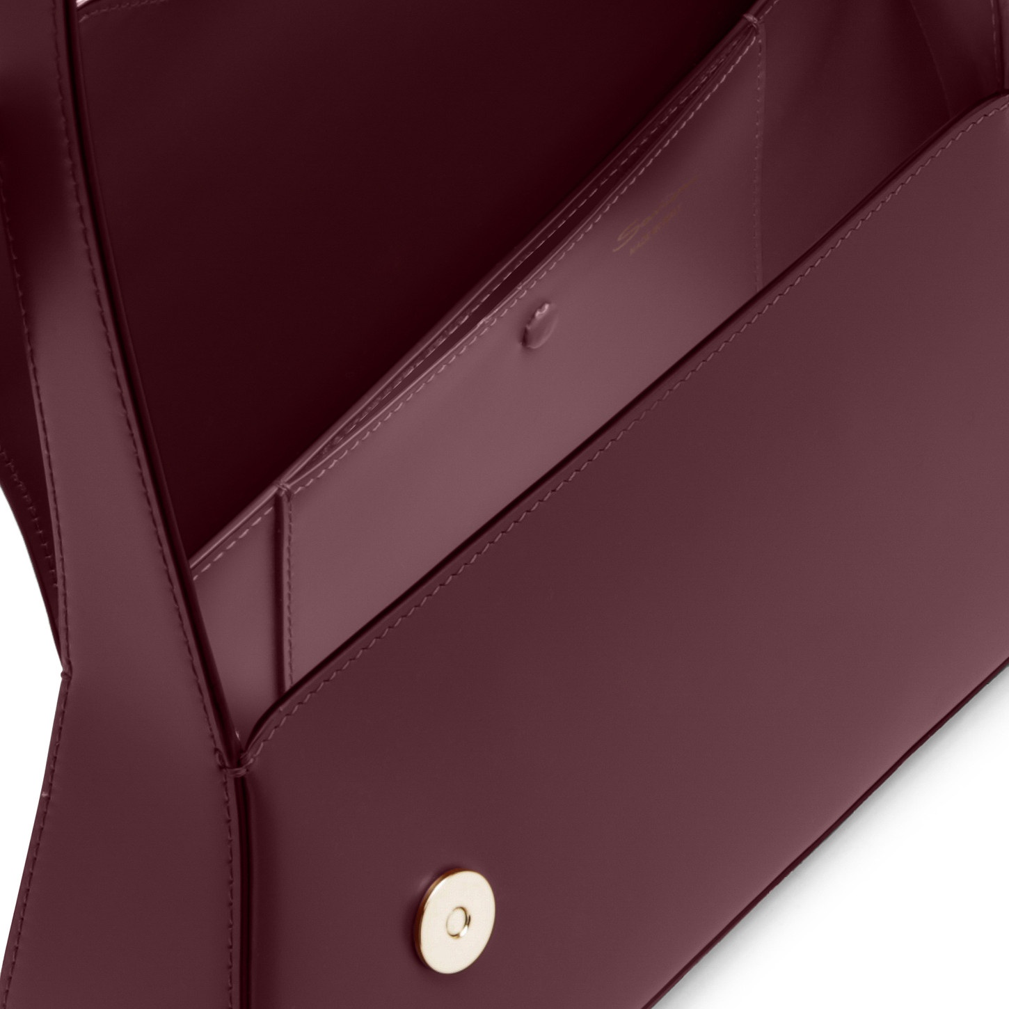 Burgundy leather ThePluto bag - 4