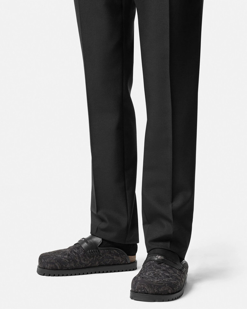 Medusa Barocco Jacquard Mules 3