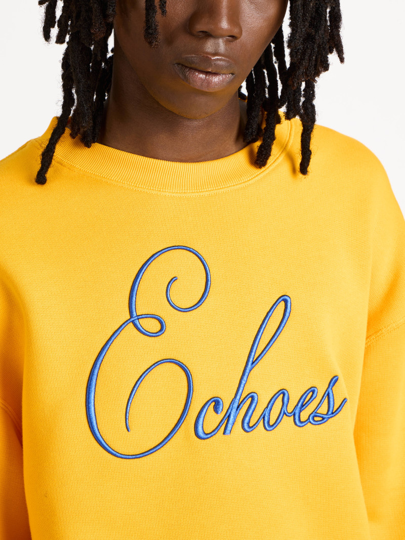 MENS ECHOES SWEATSHIRT IN GOLD 6