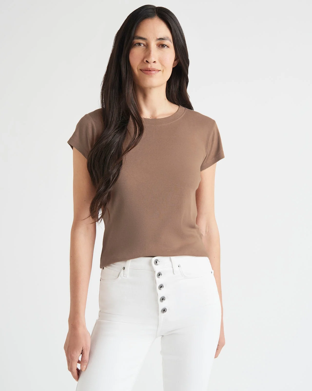 Faye Crewneck Tee - 1