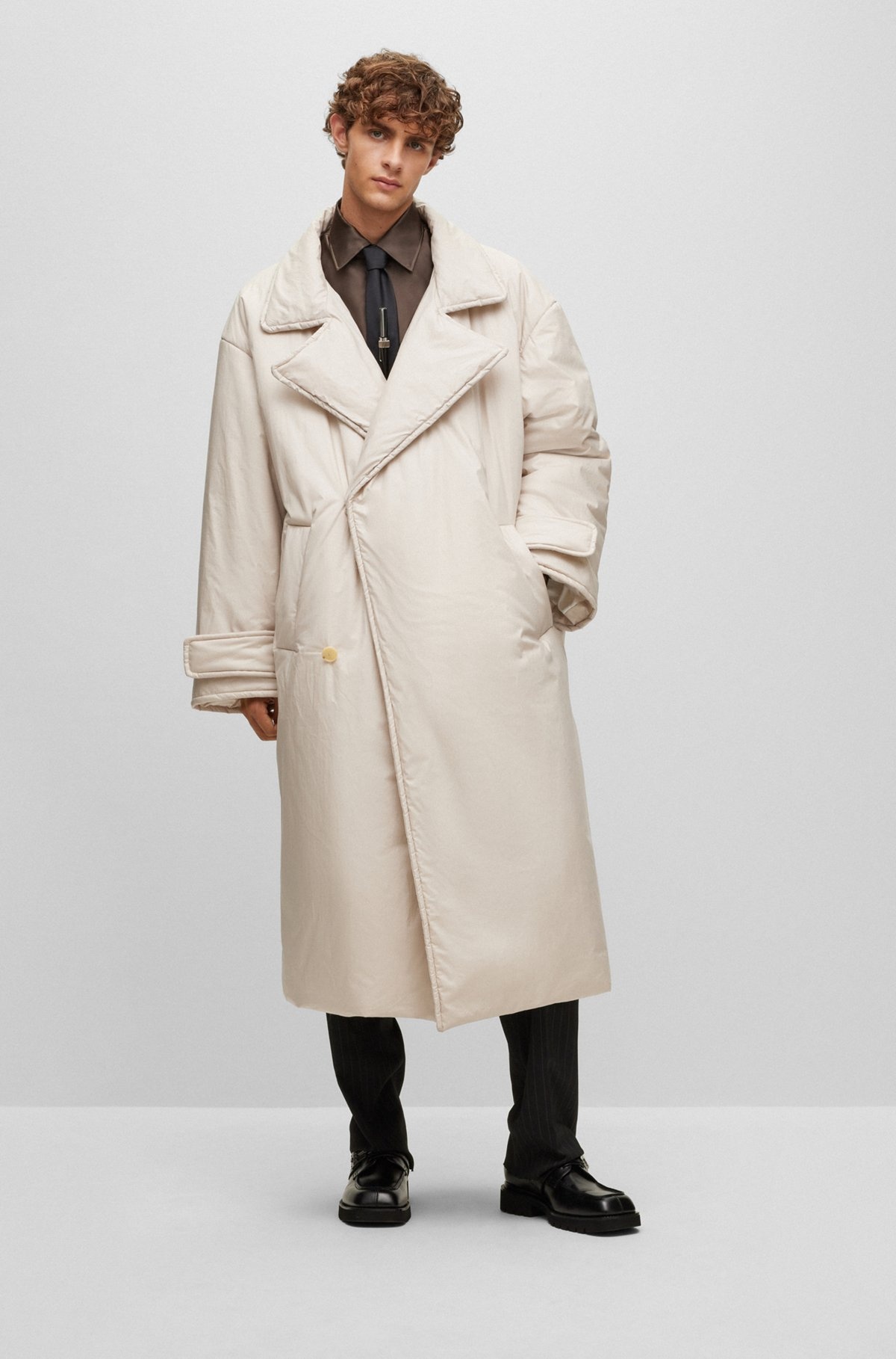RELAXED-FIT COAT IN PADDED COTTON - 2
