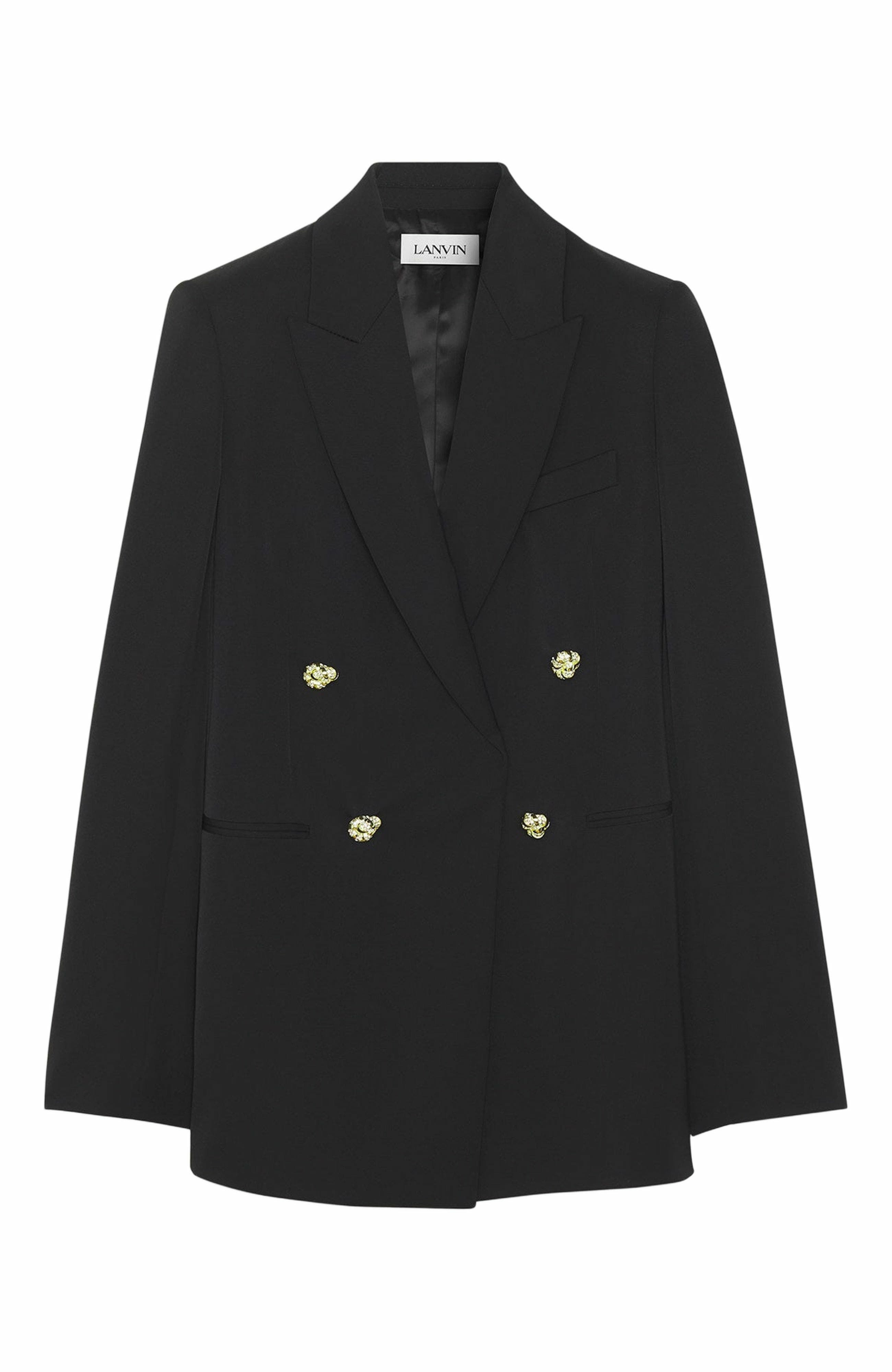 Lanvin Double-Breasted Jacket in Black at Nordstrom - 5