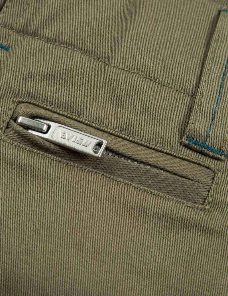 STENCIL SLOGAN AND SEAGULL PRINT BERMUDA PANTS 11