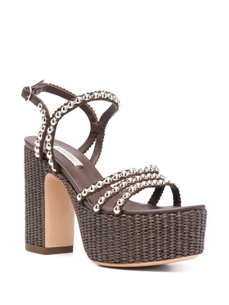 CASADEI 120mm Isa Studsway platform sandals outlook
