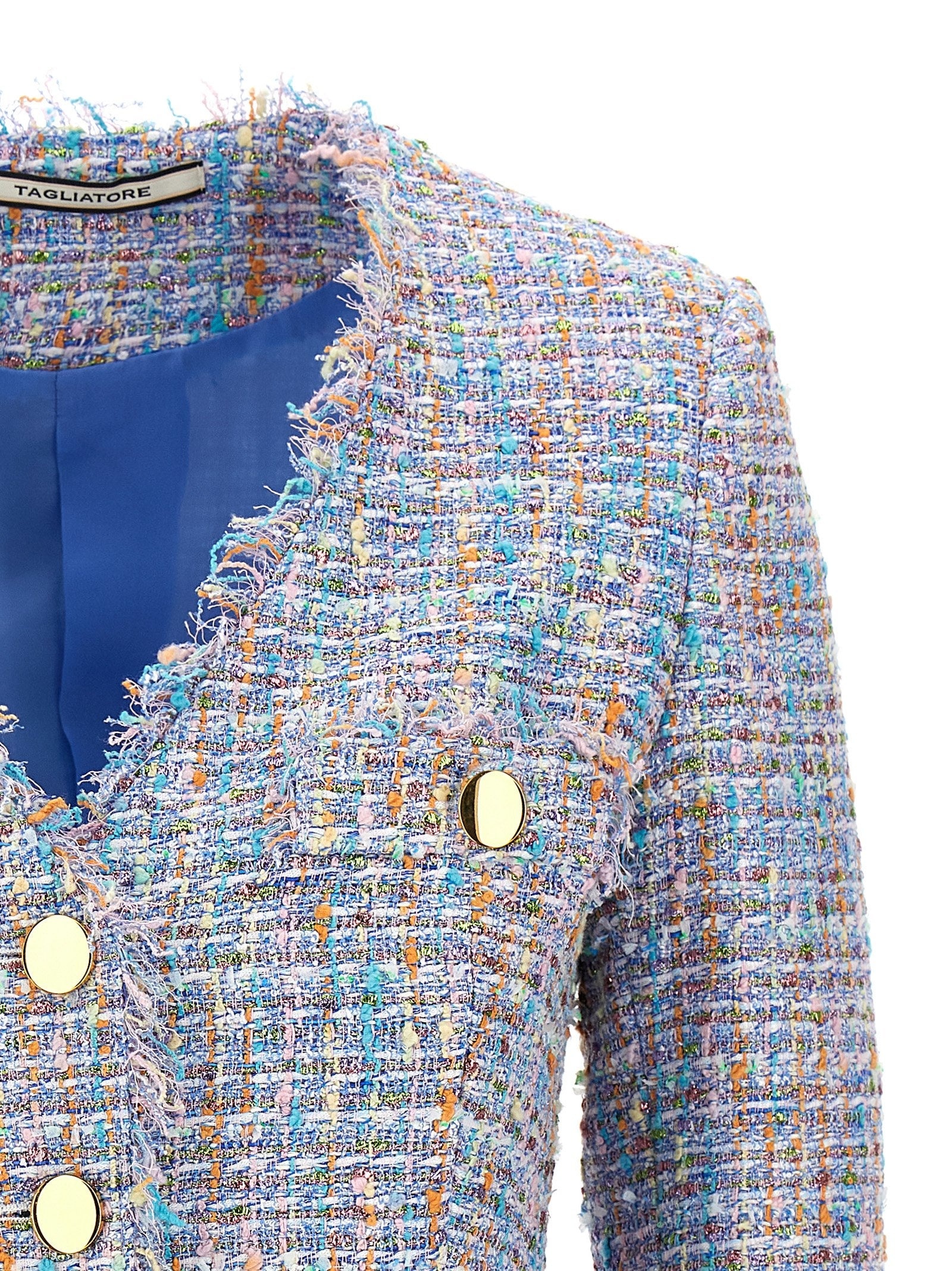 TAGLIATORE - Tagliatore Women Tweed Blazer - 3