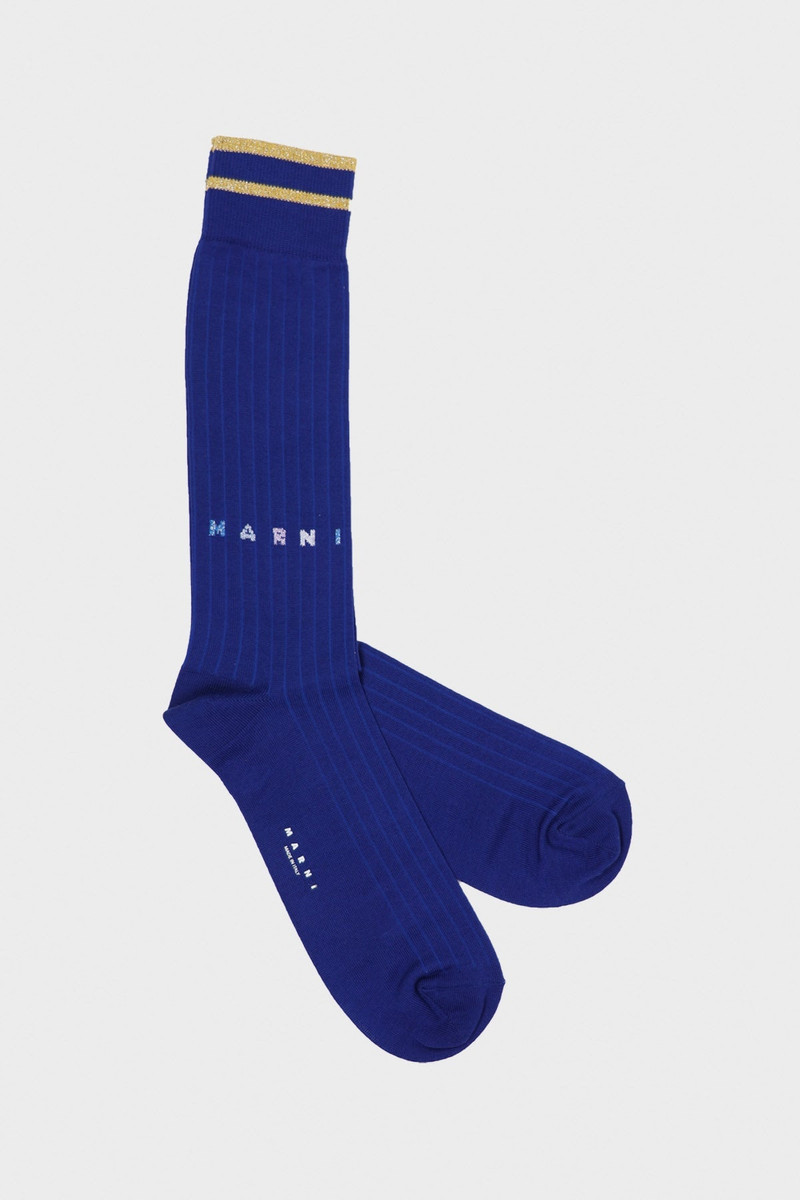 LOGO SOCKS - ROYAL BLUE 1