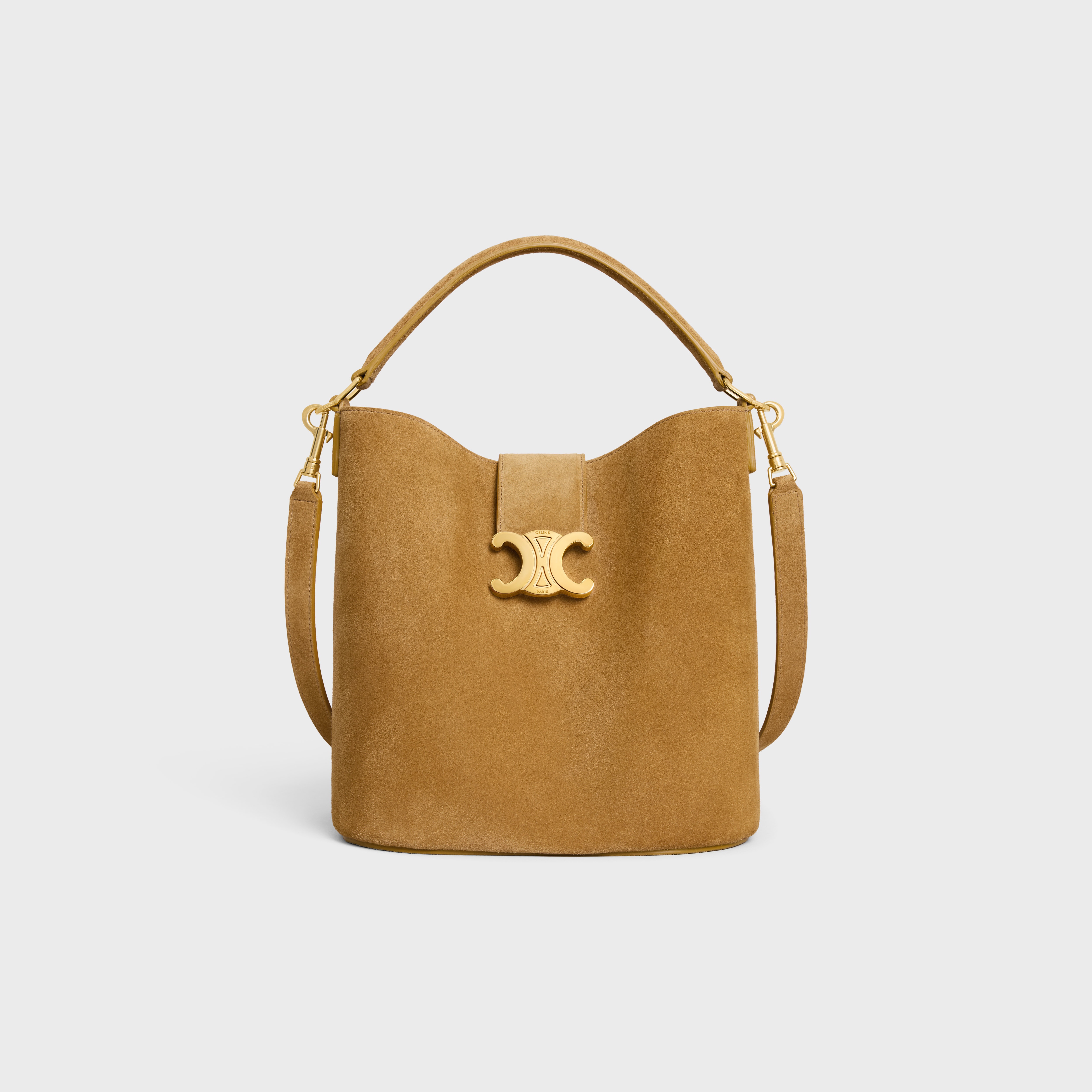 MEDIUM LOUISE BAG in SUEDE CALFSKIN - 1