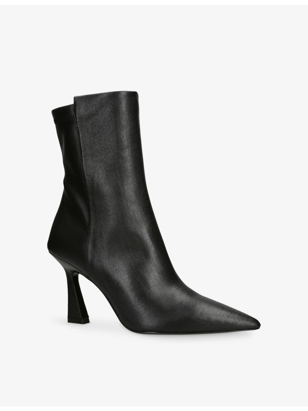 Vinnie 85 Heeled Leather Ankle Boots - 3
