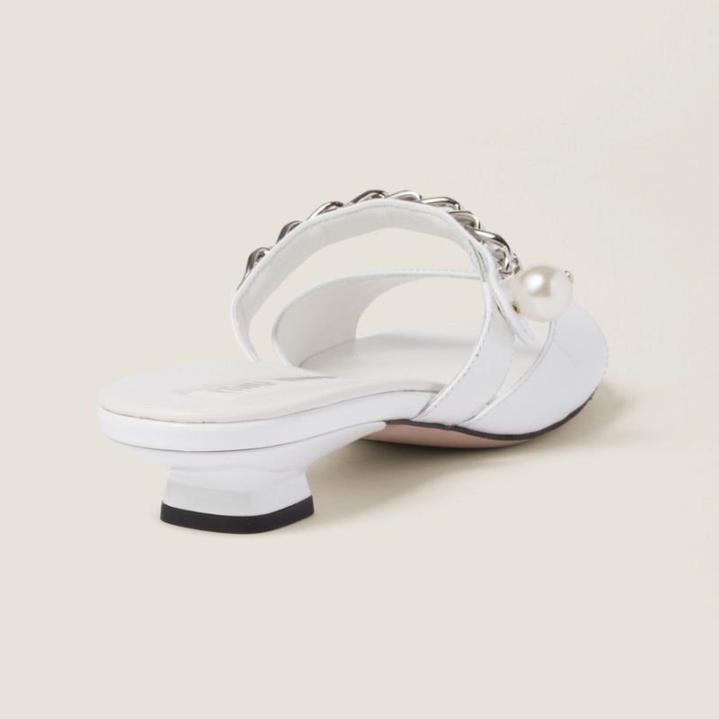 Miu Miu Patent leather mules outlook