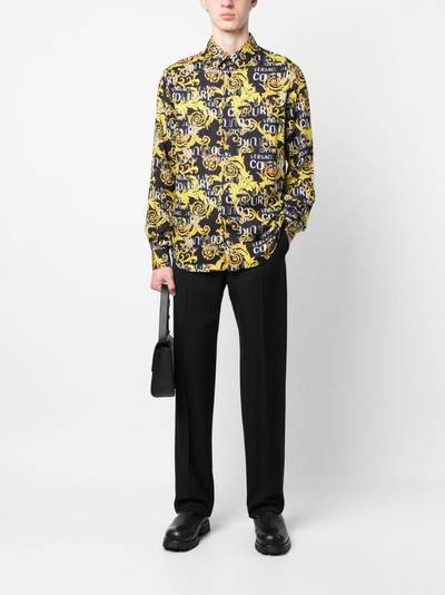 VERSACE JEANS COUTURE signature-barocco-print shirt outlook