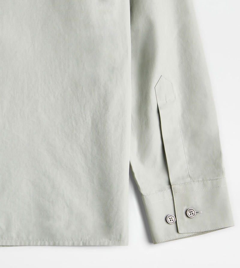 ZIPPED SHIRT JACKET - GREY 9