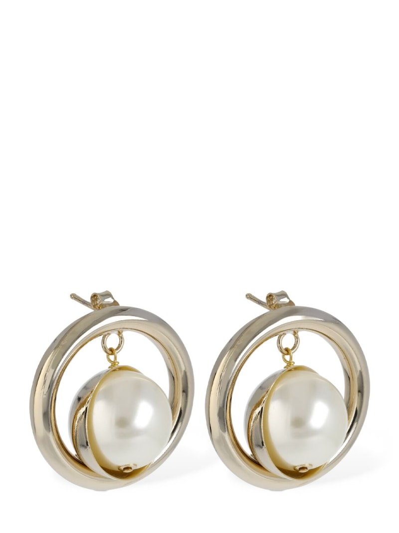 Miranda faux pearl earrings - 3