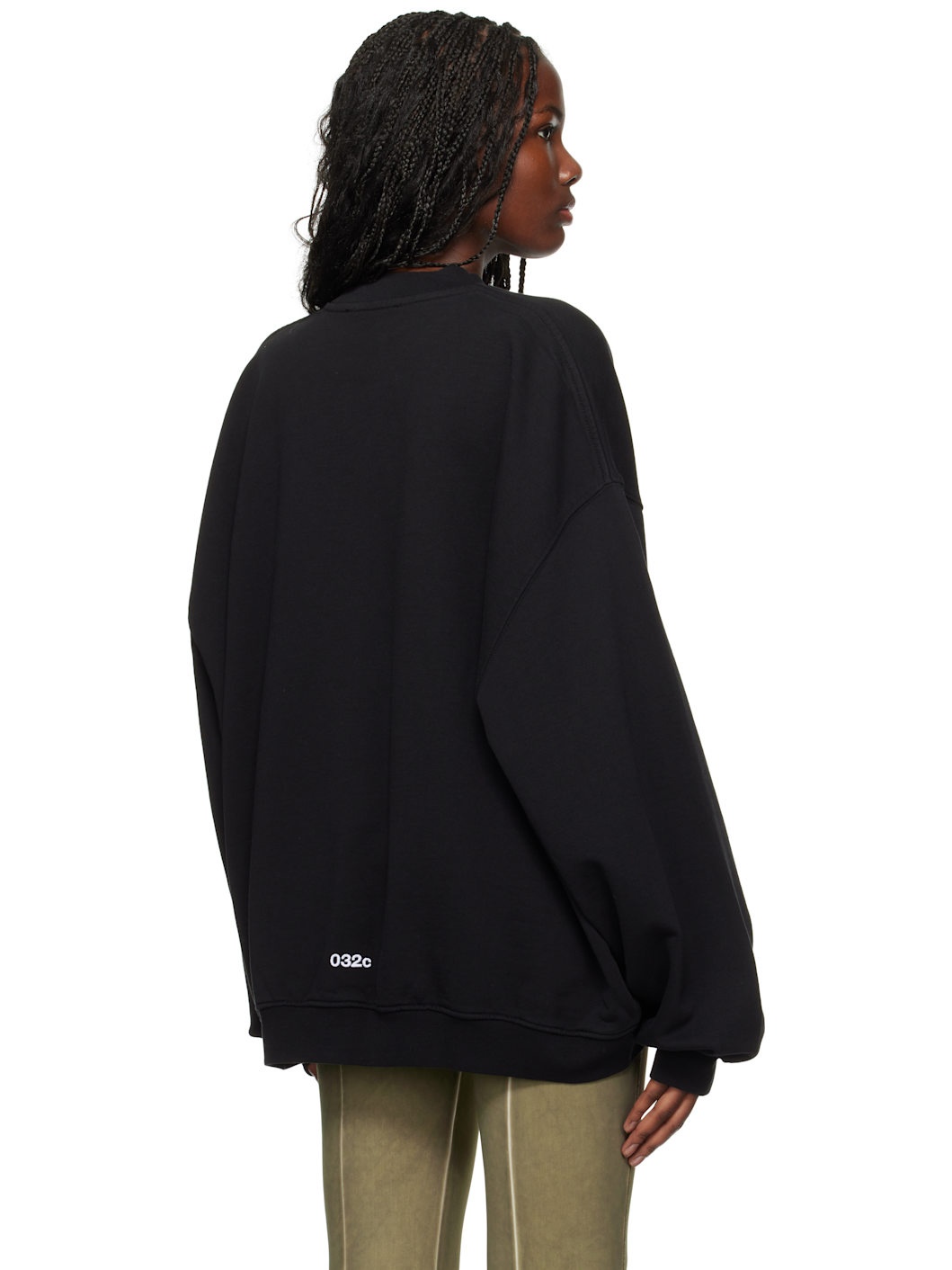 Black "Victor" Bubble Sweatshirt - 3