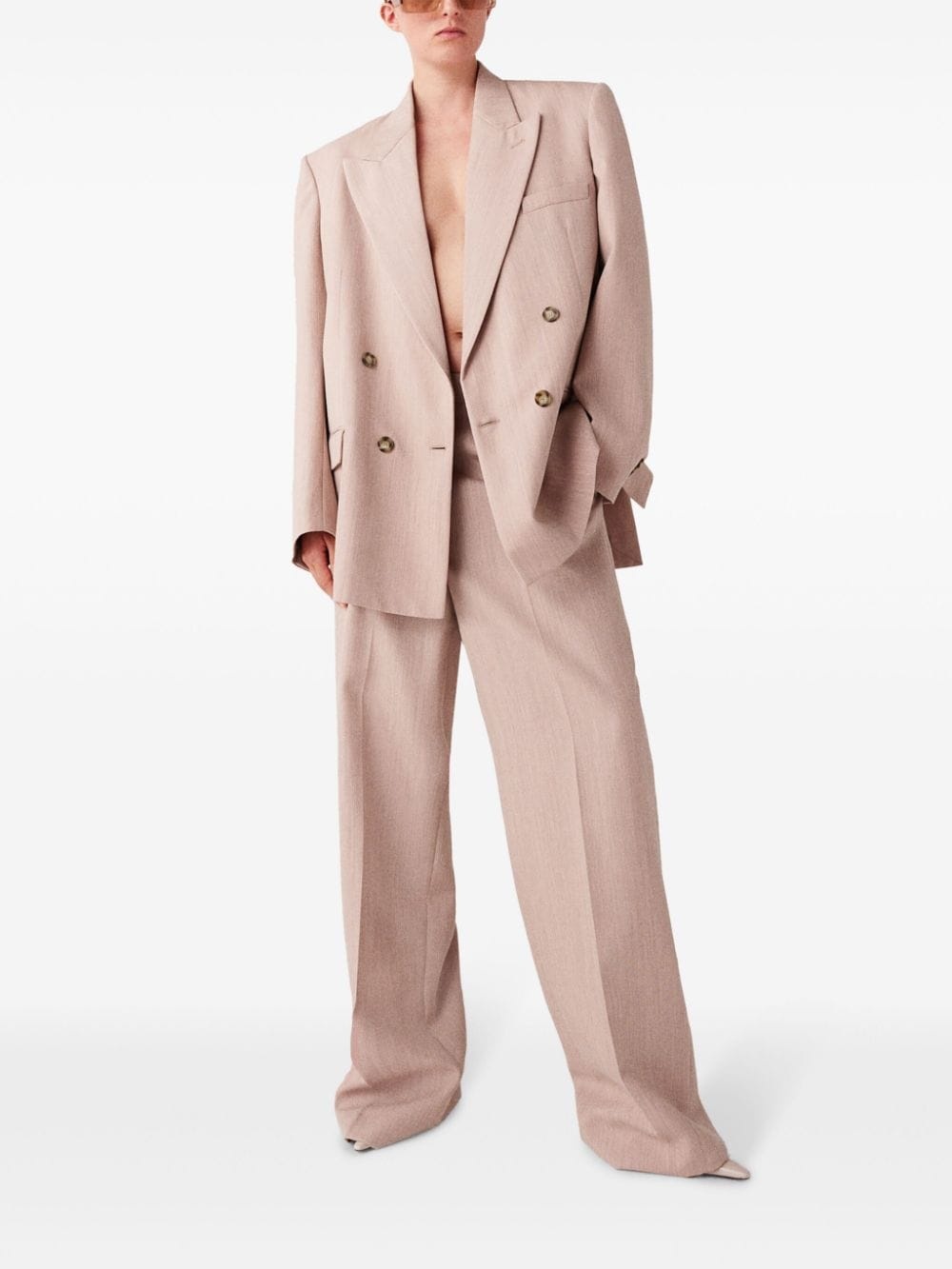 double-breasted blazer - 2