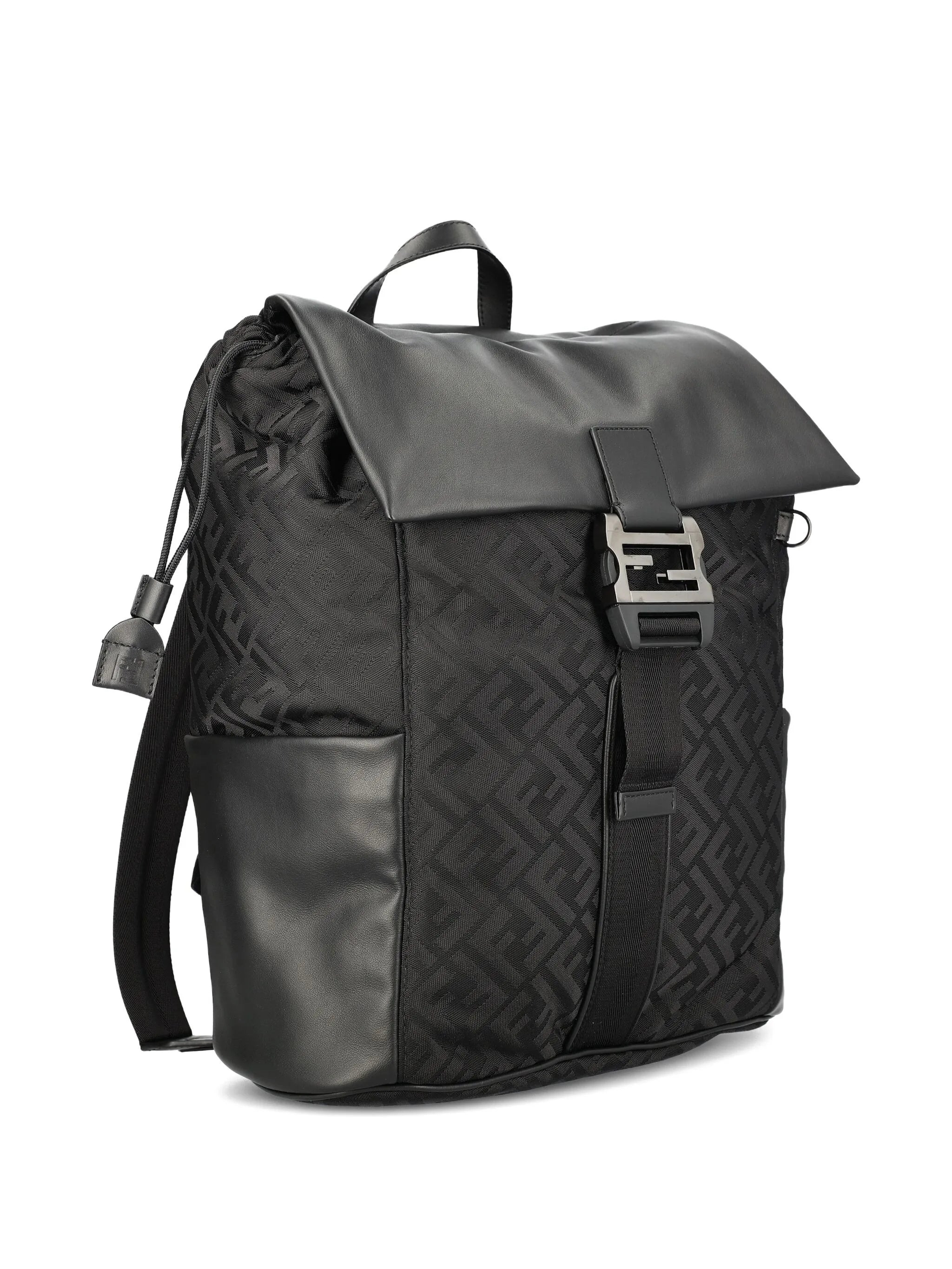 Fendi Flux Buckled Backpack - 4
