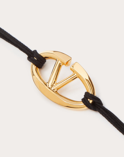 Valentino THE BOLD EDITION VLOGO ROPE AND METAL BRACELET outlook