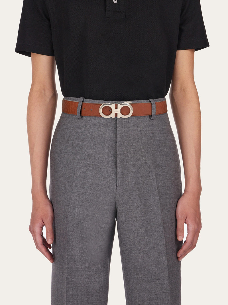 Reversible and adjustable Gancini belt 4