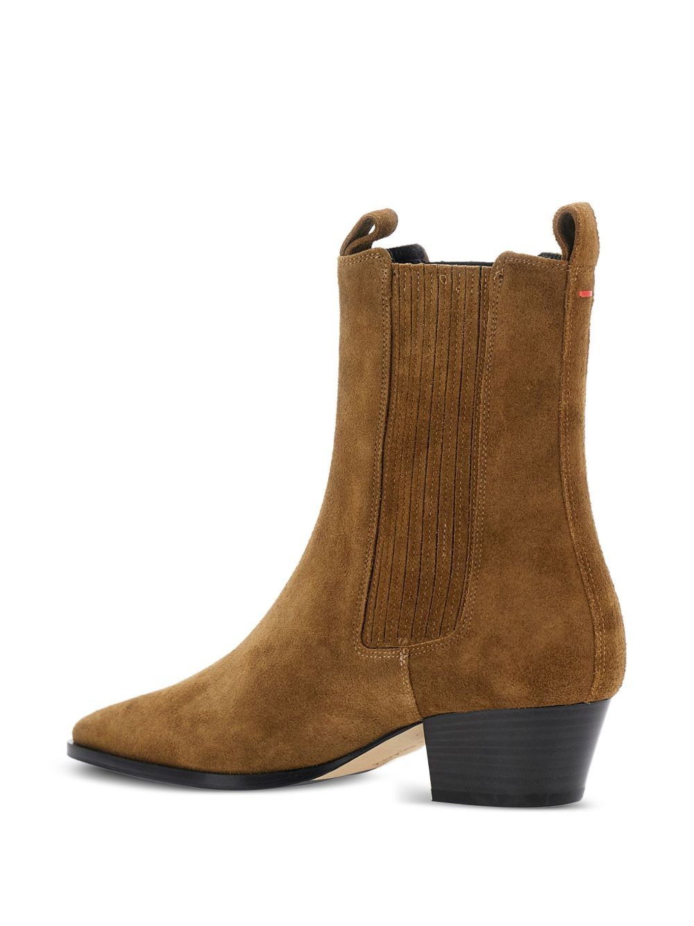 side-panels pointed-toe ankle boots - 4