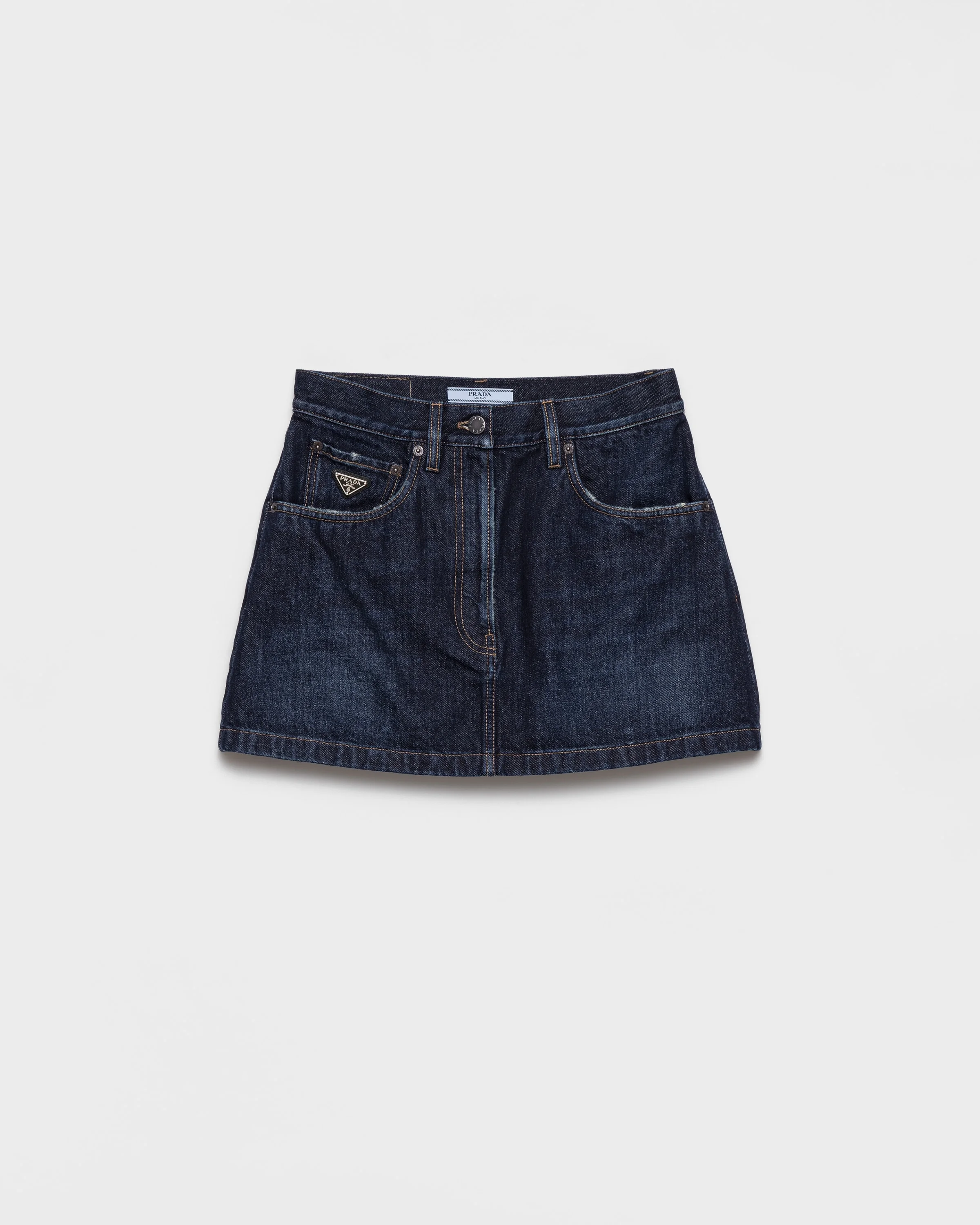 Denim miniskirt - 1