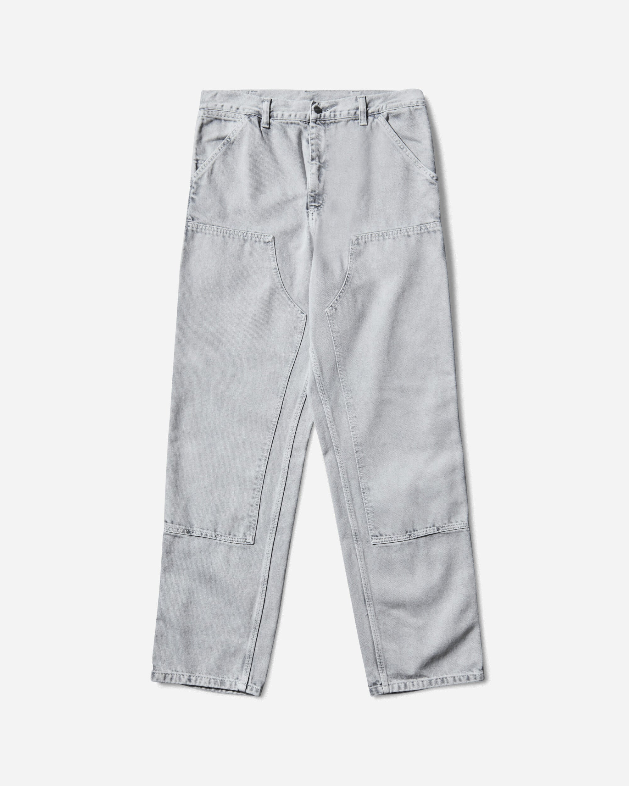 Men's Double Knee Pants Black (Chalk Wash) - 1