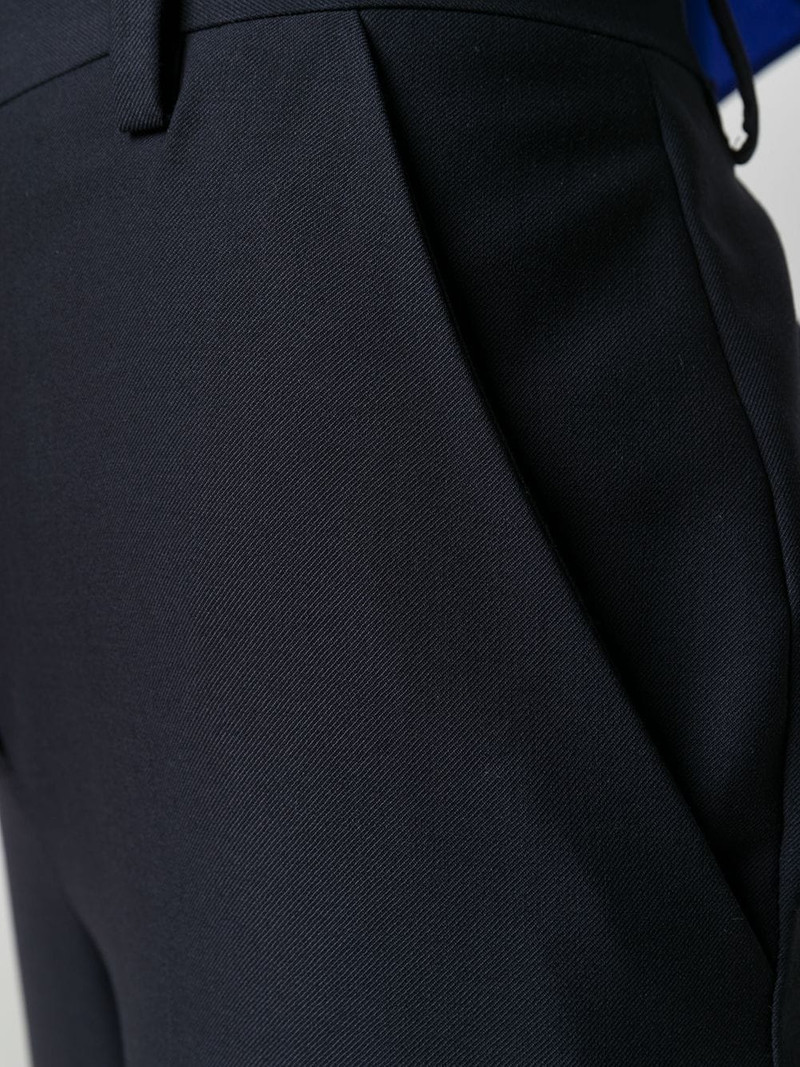 Gancini-plaque straight-leg trousers 5