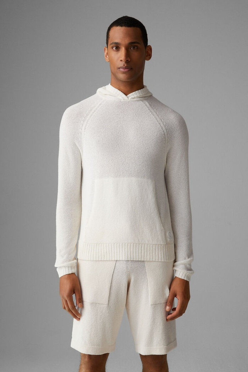 Tom Knitted hoodie in Off-white 2