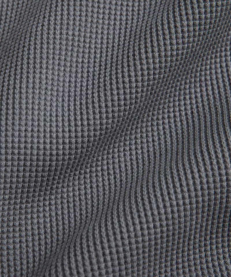 Cotton-Blend Waffle Knit Hoodie 6