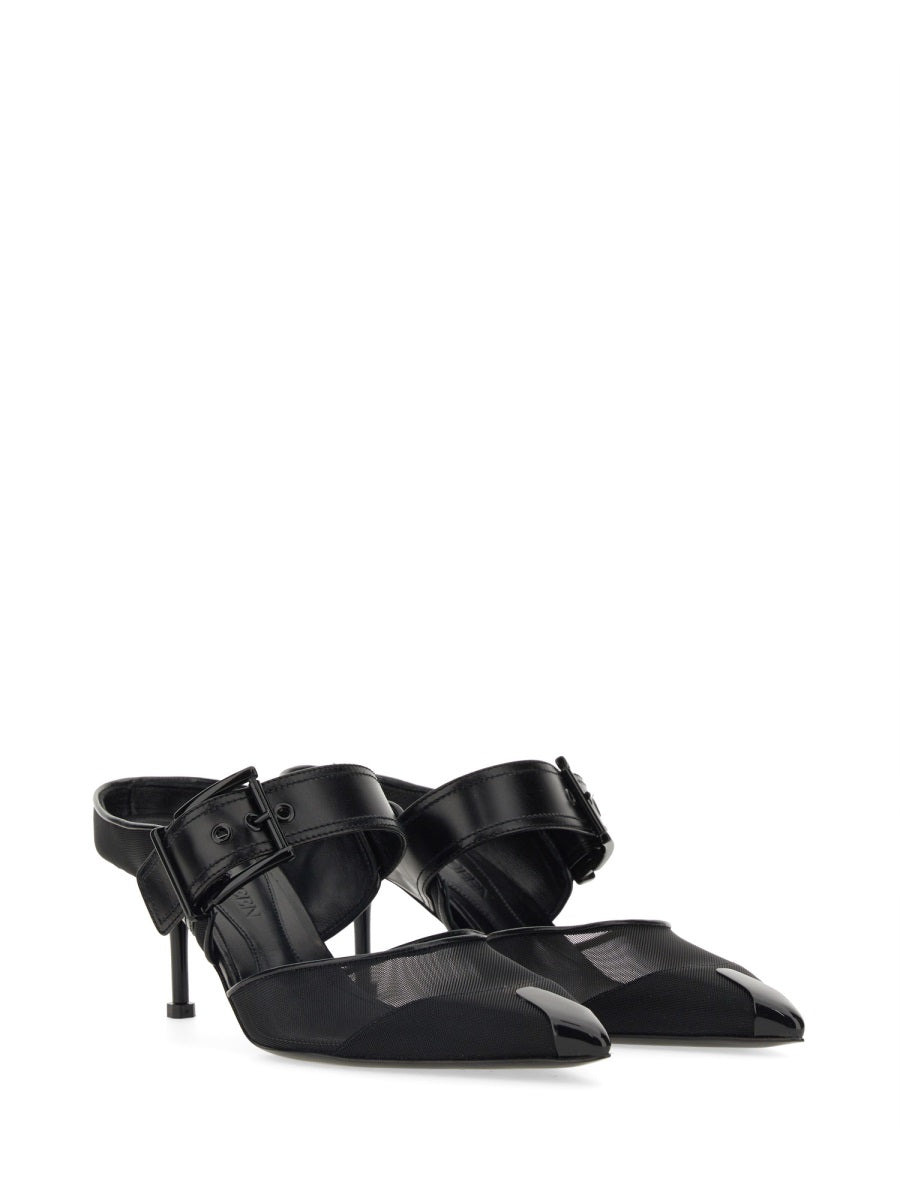 Alexander Mcqueen Women Punk Sandal With Buckle - 4
