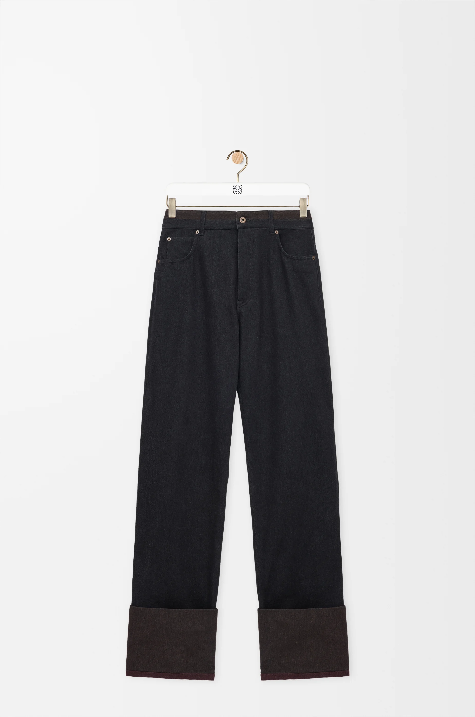 Turn-up jeans in denim - 1