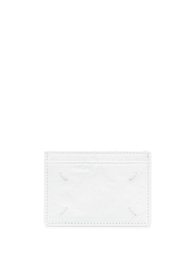 Maison Margiela metallic-finish cardholder outlook