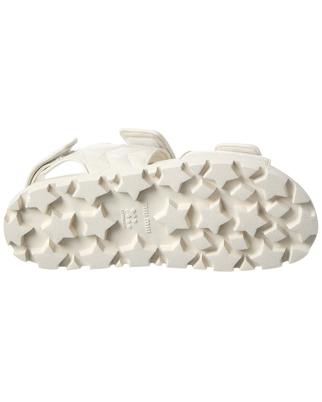 Miu Miu Sporty Matelasse Leather Sandal - 4