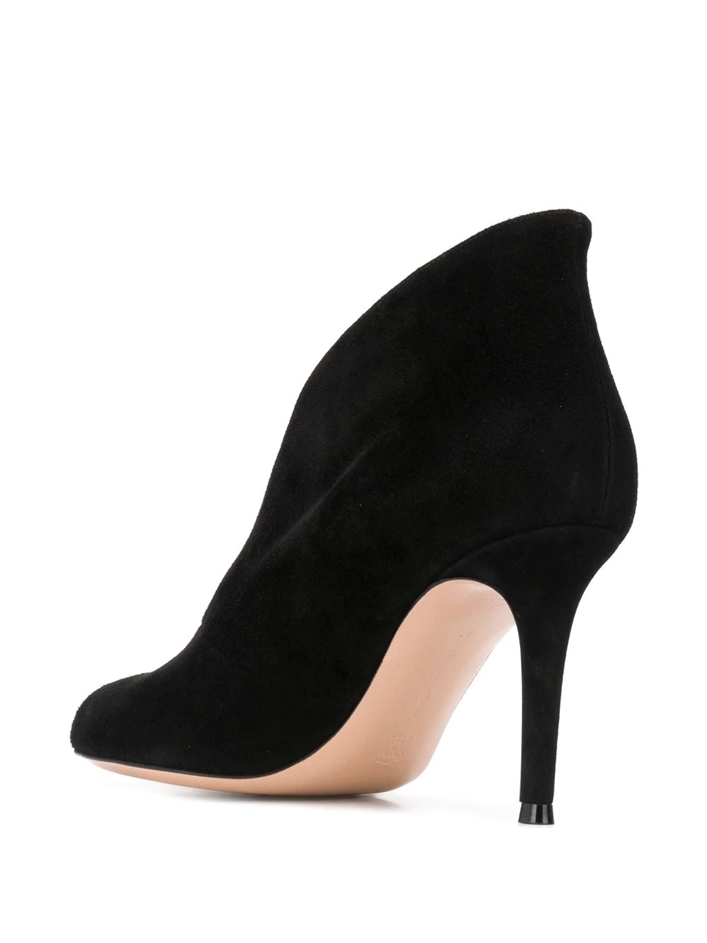 Vamp open-toe booties - 3