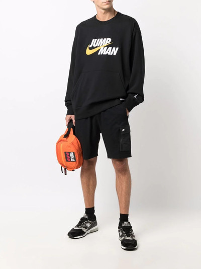 Nike logo-detail track shorts outlook