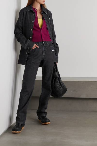 Stella McCartney Printed high-rise straight-leg jeans outlook
