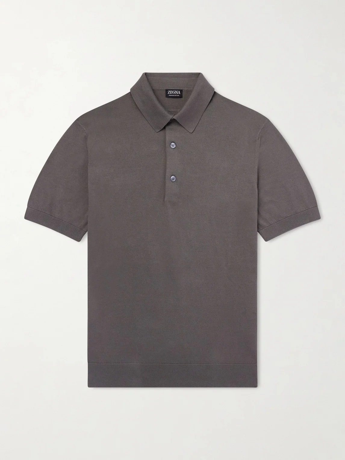 Slim-Fit Cotton Polo Shirt - 1