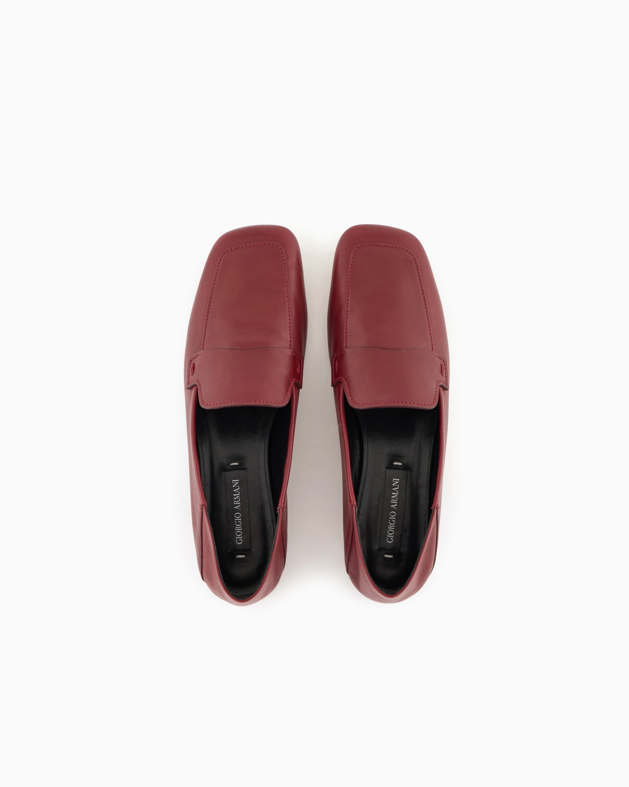 GIORGIO ARMANI X 10 CORSO COMO CALFSKIN LOAFERS - 3
