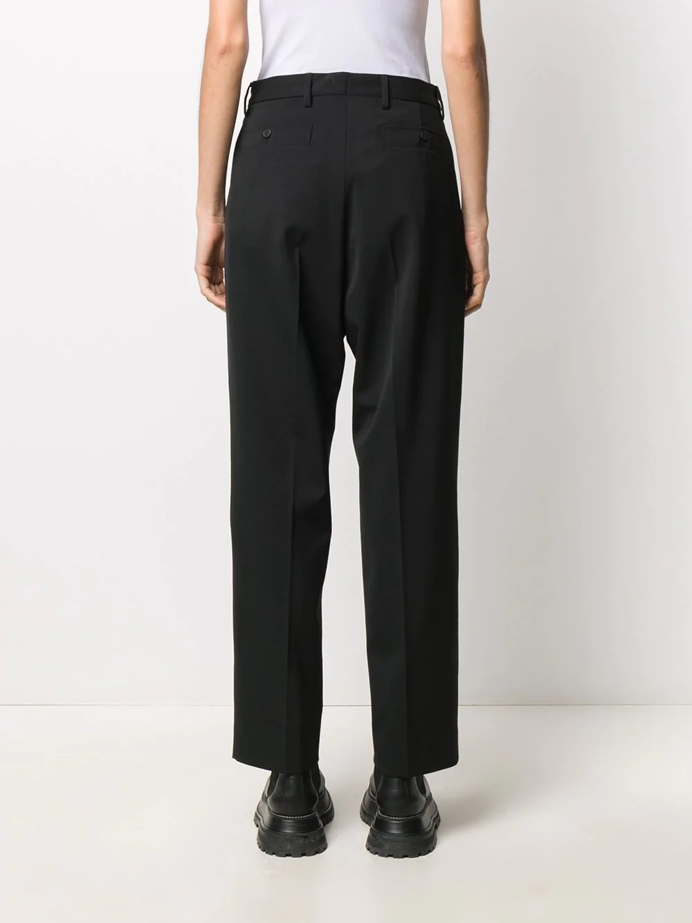 straight-leg trousers - 4